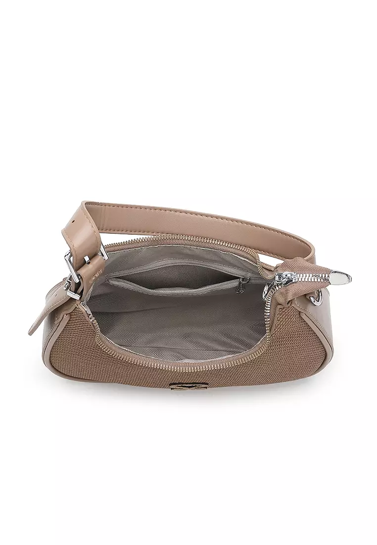 Women's Top Handle Bag / Sling Bag / Crossbody Bag / Shoulder Bag (手拿袋 / 斜孭袋 / 單肩包) - 棕色