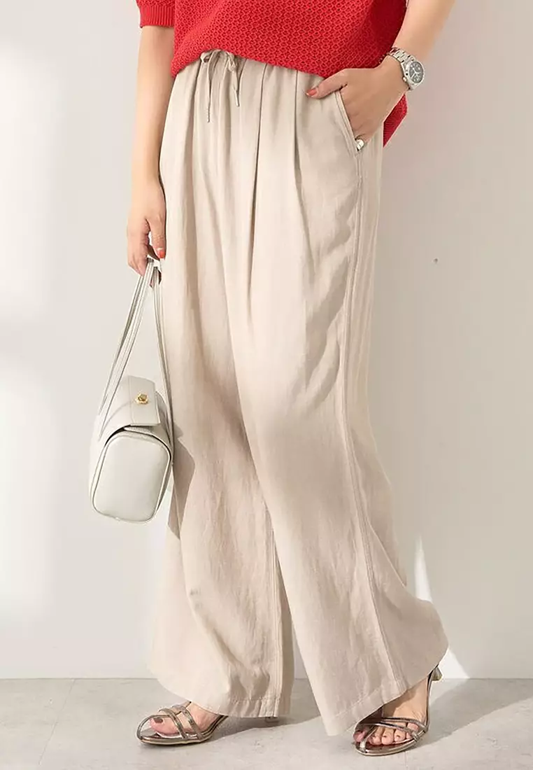 American Holic - Nire Linen Wide Pants