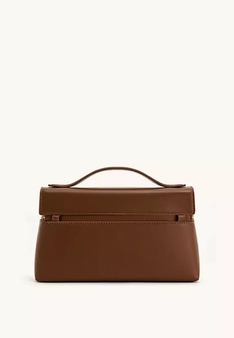 Thea Top Handle Bag - Brown