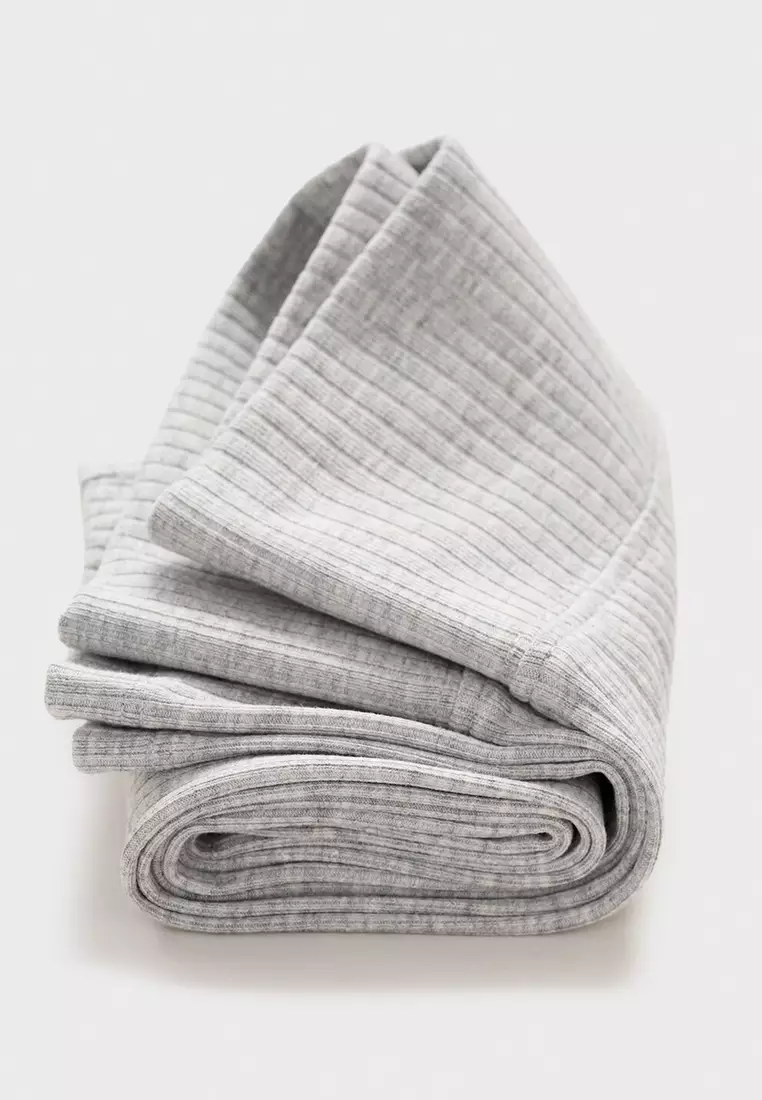 Cotton Ribbed Leggings