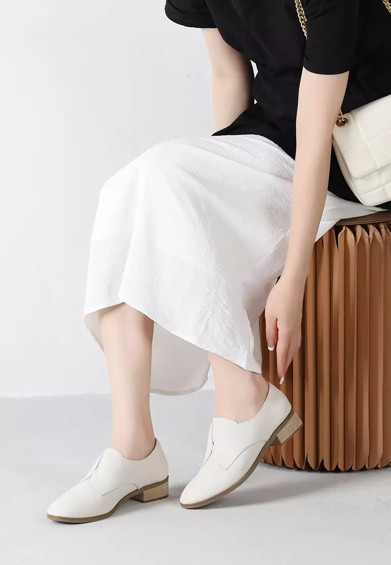 Round Toe Leather Boat Shoes TH118-26