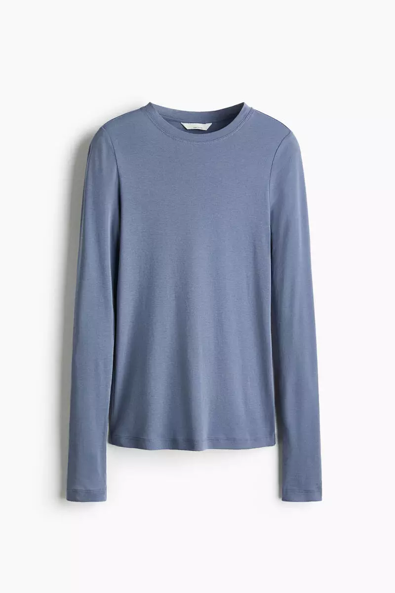 Pima cotton jersey top