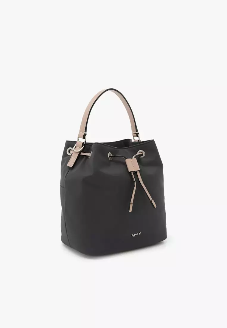 Drawstring Top-Handle Bag
