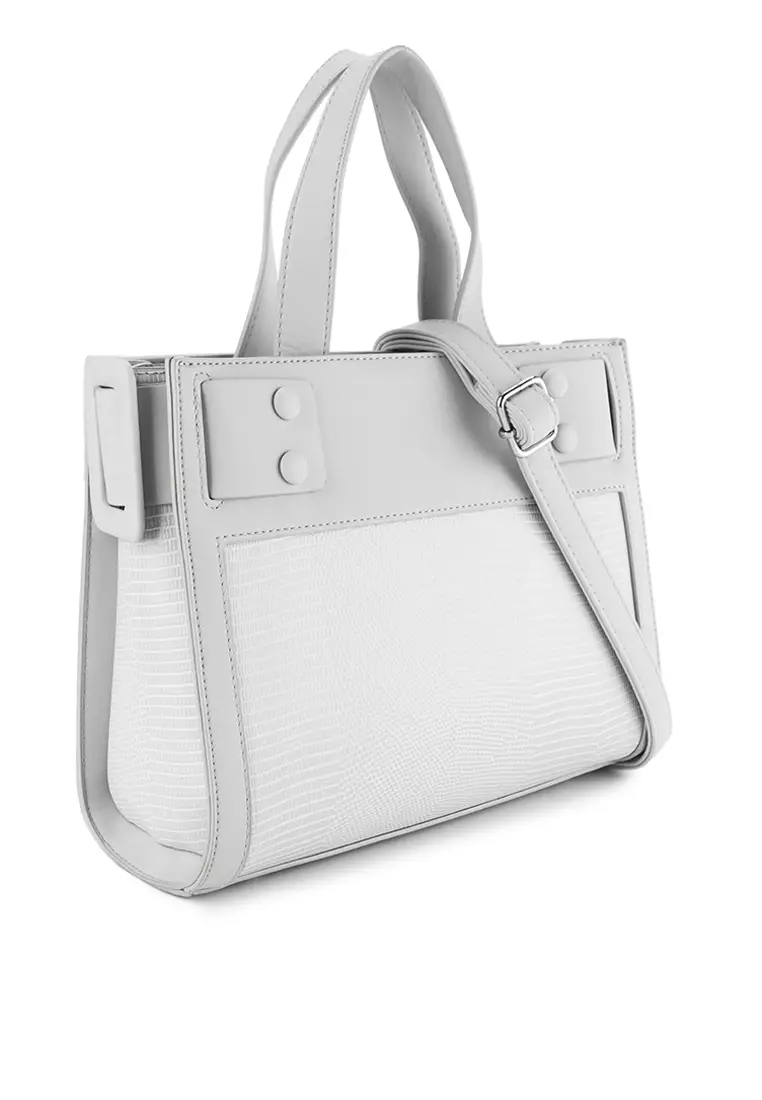WASHINGTON R2382-10 TOP HANDLE BAG GREY