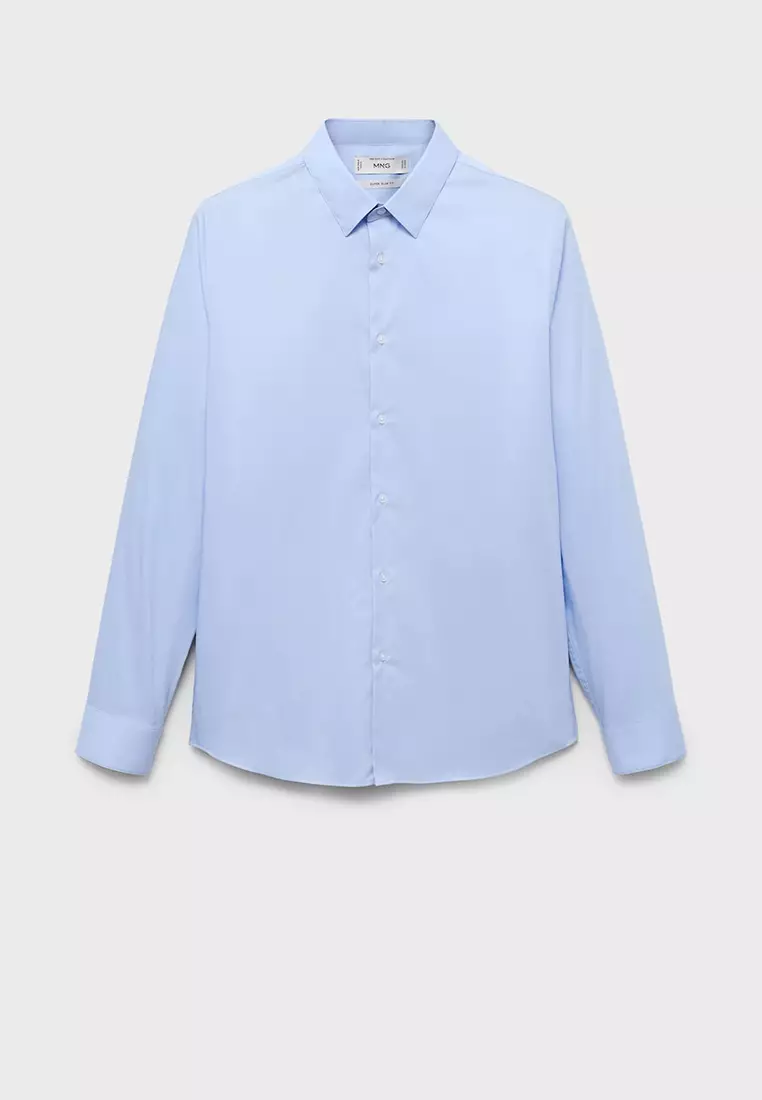 Slim Fit Cotton Suit Shirt