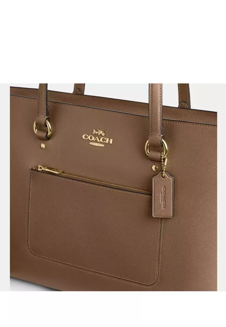 バッグ Vintage Coach Leather Tote Bag Brown Amazon.co.jp: Old Coach Handbag Tote Bag Leather Dark Brown Series