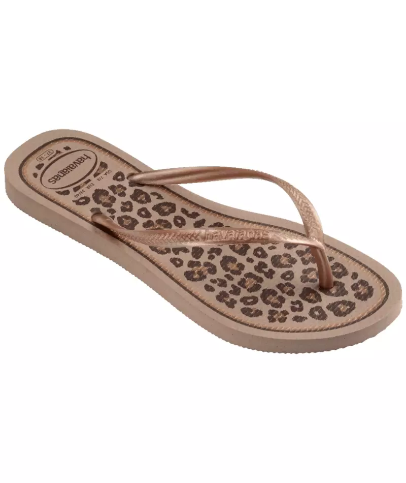 [ONLINE EXCLUSIVE] Havaianas 5282 Slim Animals Rose Gold - Sandal Wanita