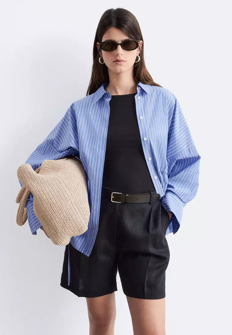 Tailored Linen Shorts