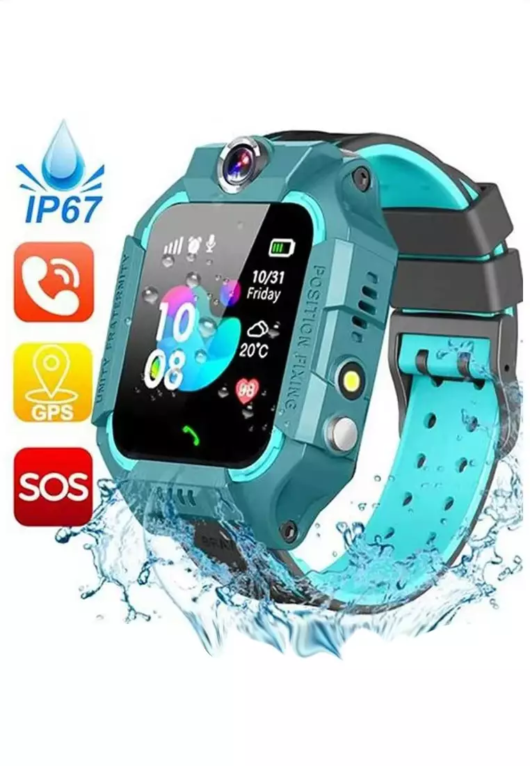 Kids/Teenagers Smartwatch - Sim Card Calls - GPS Location Tracking - SOS Button - Camera - IOS / Android - IP67 Waterproof