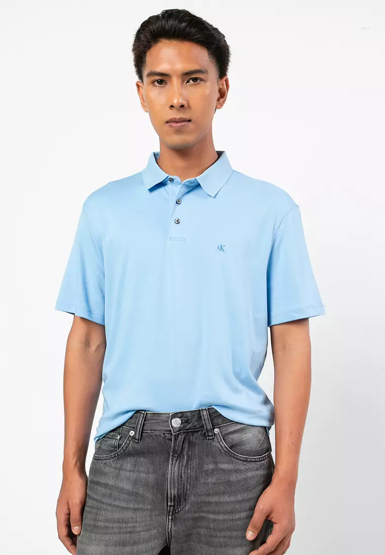 Buy Calvin Klein Supima Chest Embroidery Polo Shirt - Calvin Klein