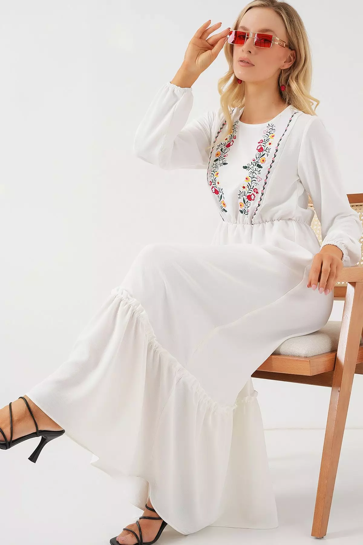 Buy Bigdart Embroidered Modest Dress 2026 Online | ZALORA