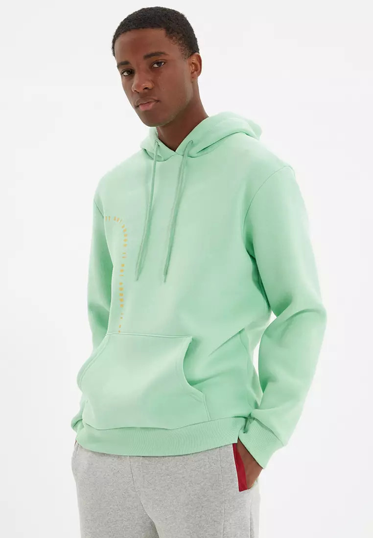 Mint green outlet hoodie mens