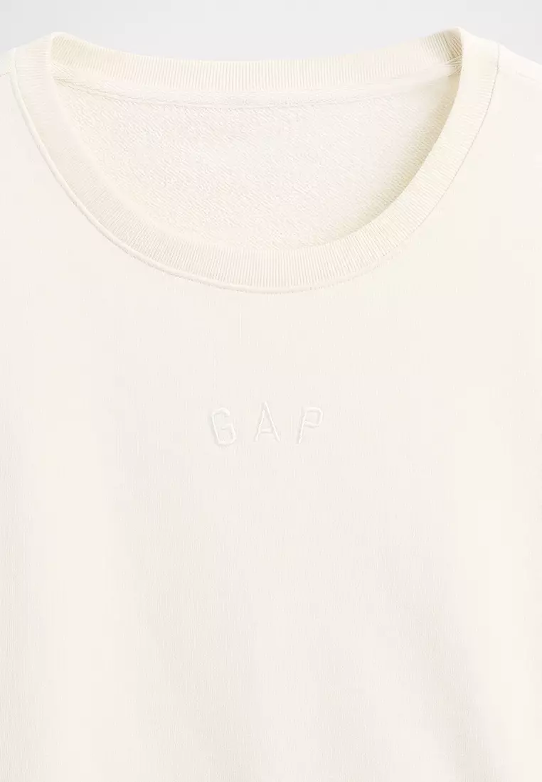 Crop Crew Neck Sweatshirt