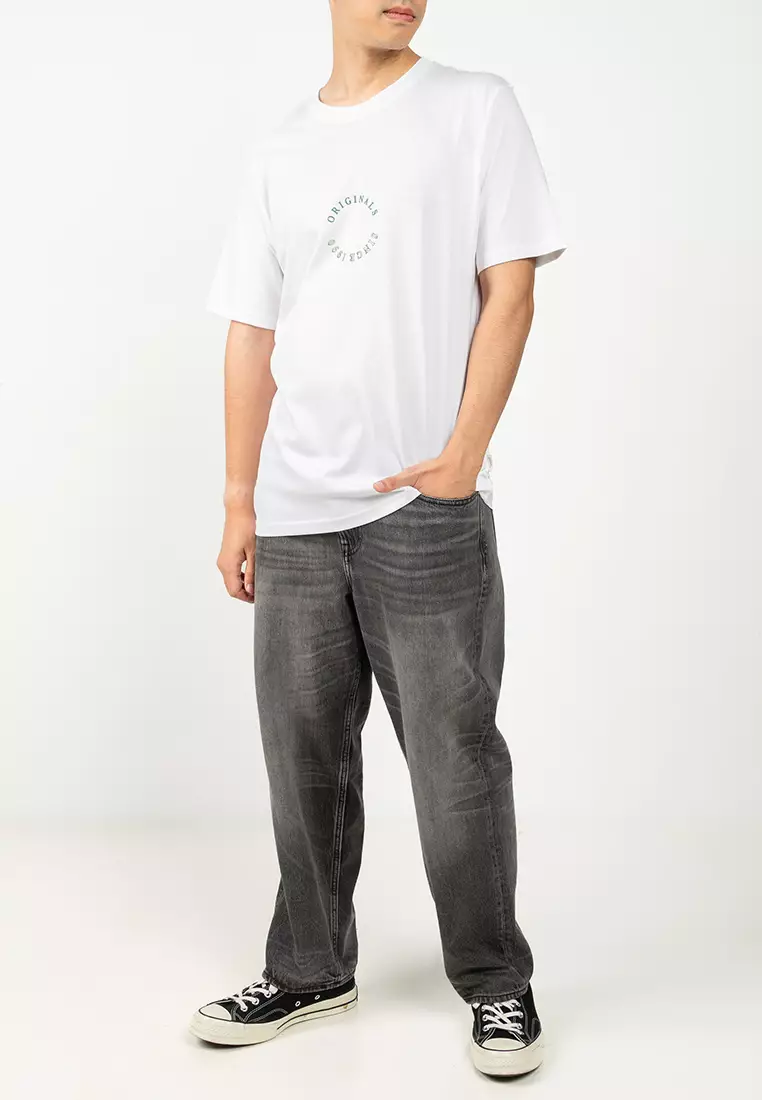 Short Sleeve Crew Neck Minimal Tee