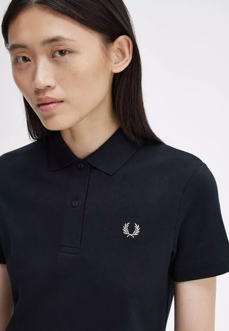 ■FRED PERRY■ Womens Split Detail Pique Dress Carrington Ro Buy Fred Perry Fred Perry D3174 SPLIT DETAIL PIQUE DRESS