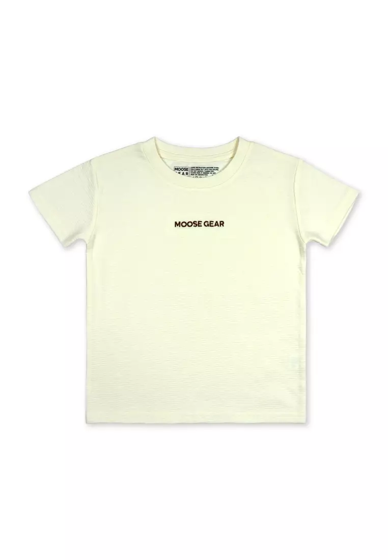 Boys Oversized T-Shirt with Embroidery Details