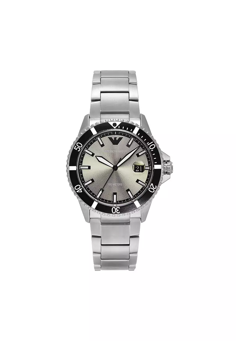 emporio armani men's ar2434 dress silver watch Emporio Armani AR2434
