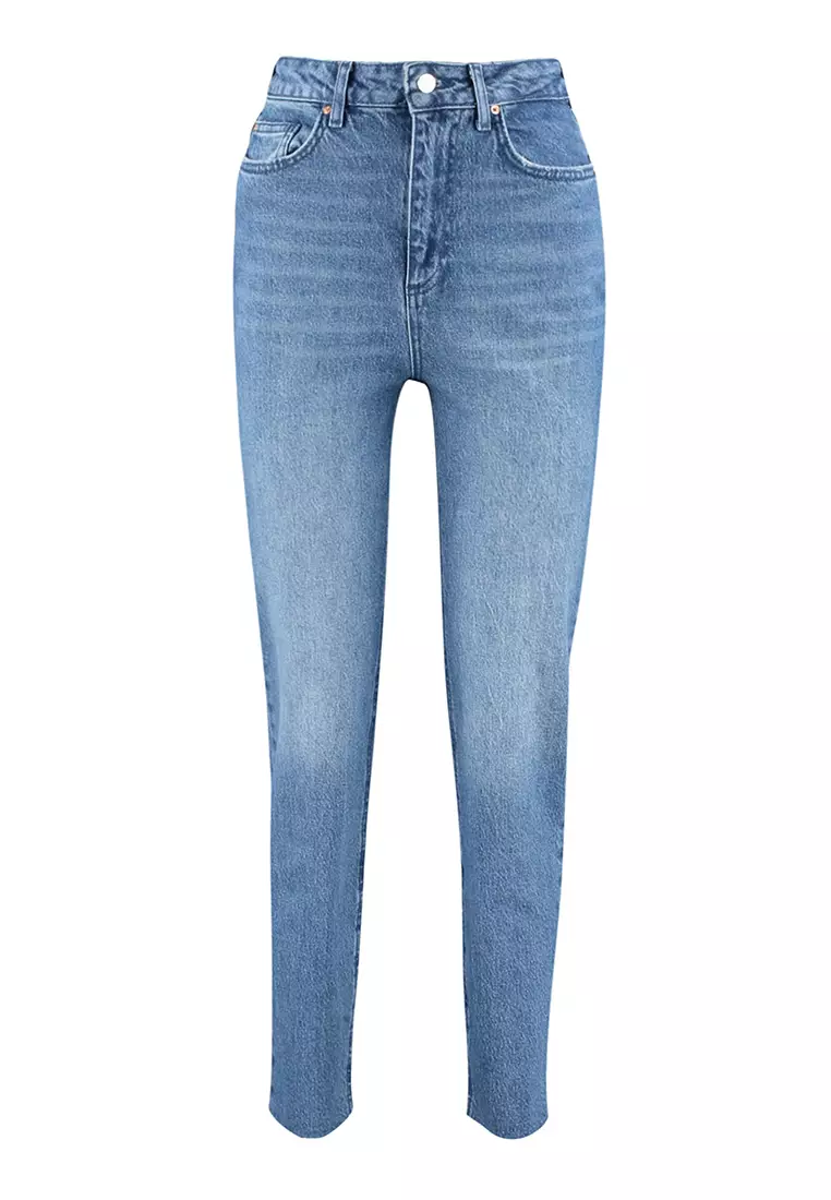 Buy Trendyol High Waist Mom Jeans Online Zalora Malaysia