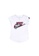 Nike white Nike Girl's Wallpaper Floral Futura Short Sleeves Tee (4 - 7 Years) - White FE6CAKA97C4CE1GS_1