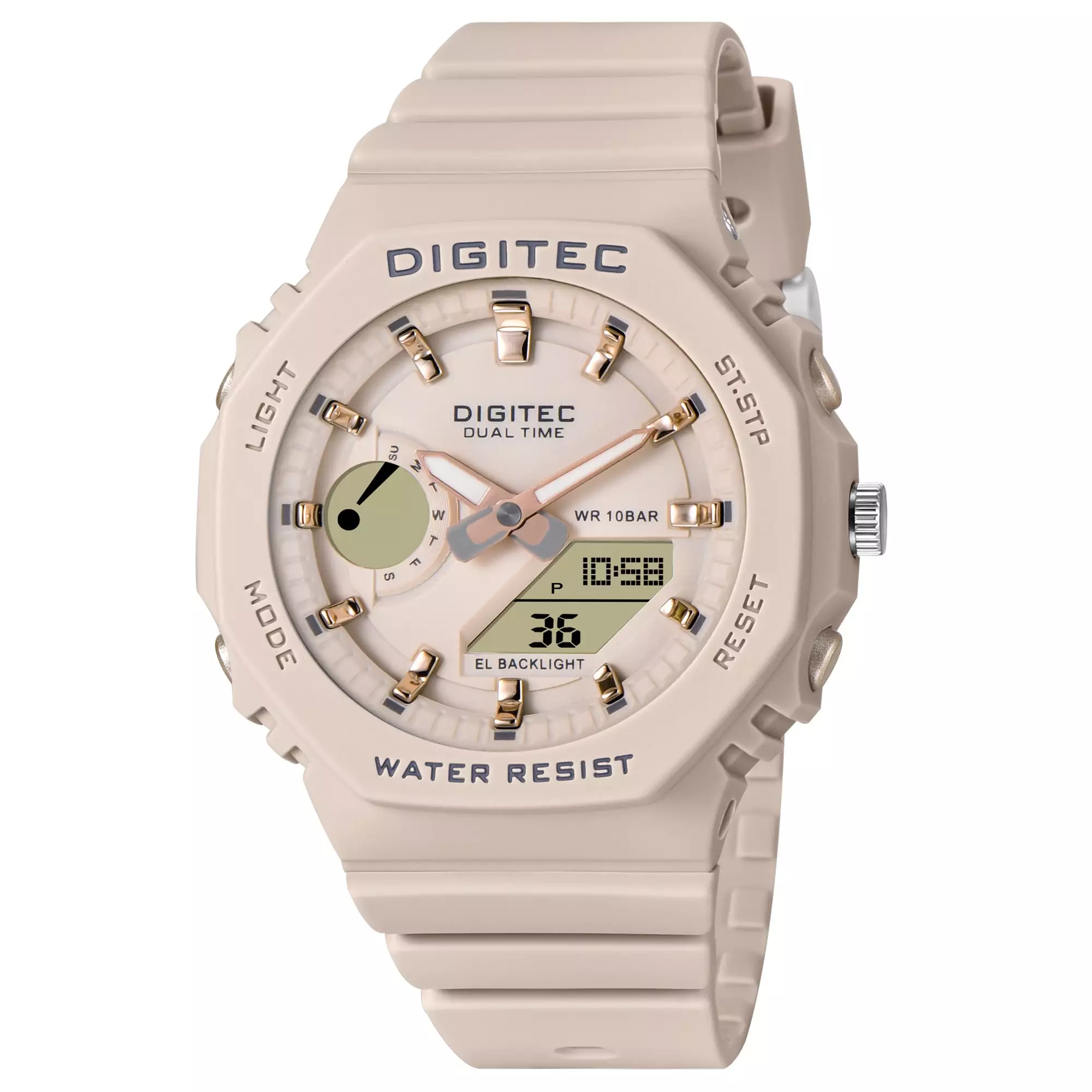 DIGITEC Jam Tangan Analog-Digital Wanita MDA-3119T - RG8C Rose