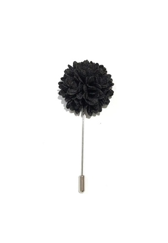 The Little Link Cufflinks black Black Carnation Lapel Flower TH089AC33EMWSG_1