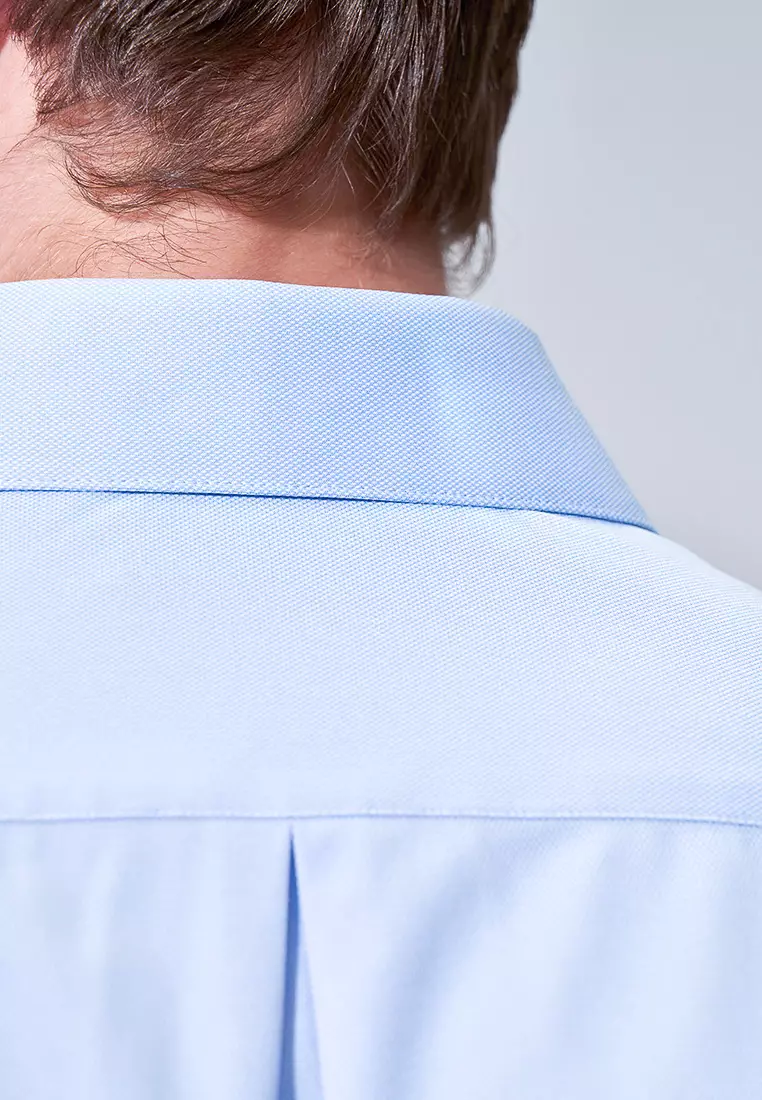 Blue Texture Classic Fit Shirt