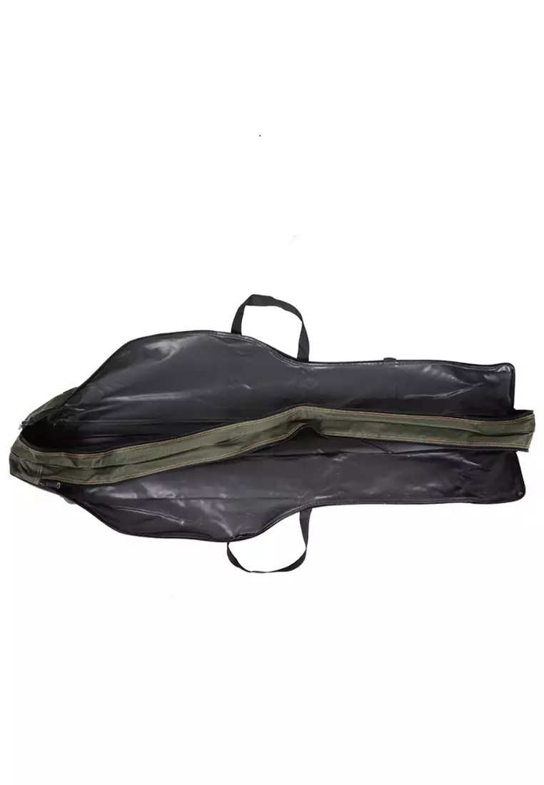 Frans Tas Pancing Joran Portable Fishing Carrying Bag 120 cm Material Canvas ORIGINAL - Green