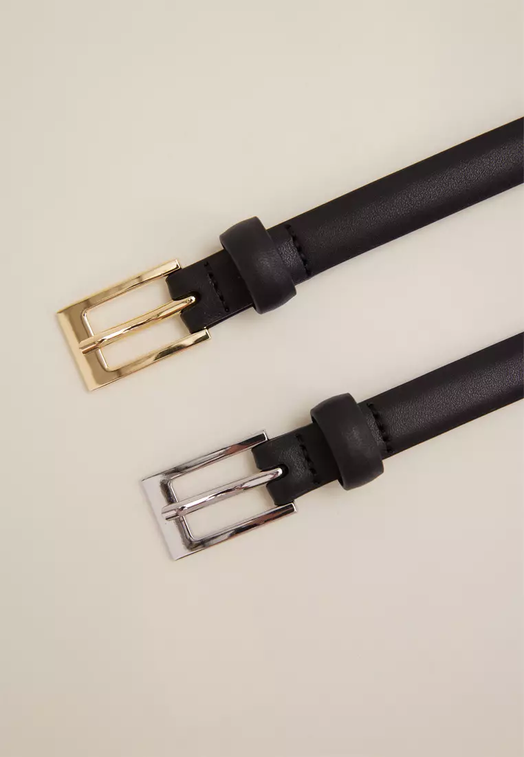 Slim Leather Belt
