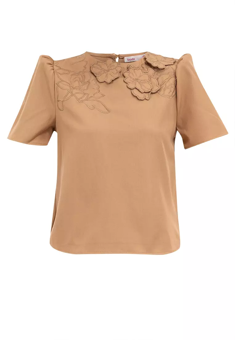 DAERIC Filipiniana 3D Floral Blouse