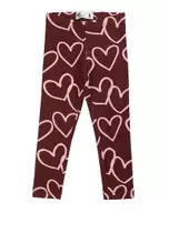 Bordeaux/Marshmallow Heart