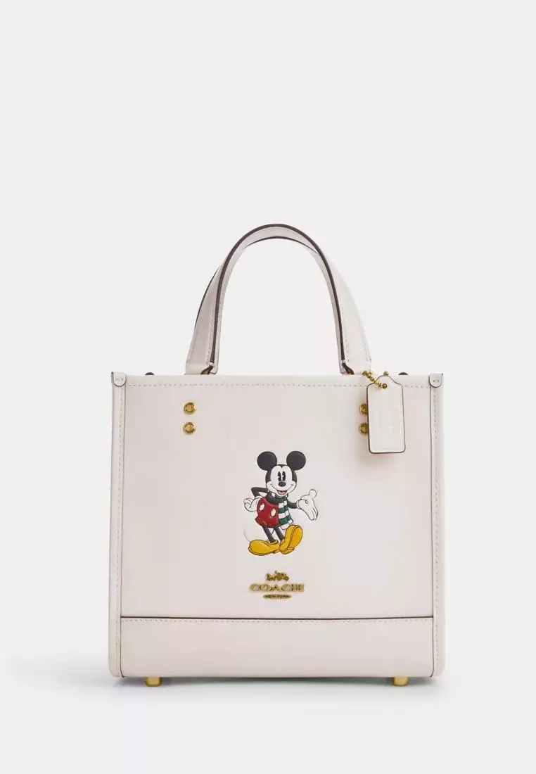 Jual Coach Disney X Coach Dempsey Tote 22 With Mickey Mouse Chalk