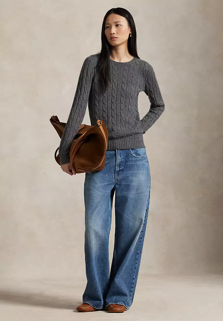 Buy Polo Ralph Lauren Cable-Knit Cashmere Sweater 2026 Online | ZALORA