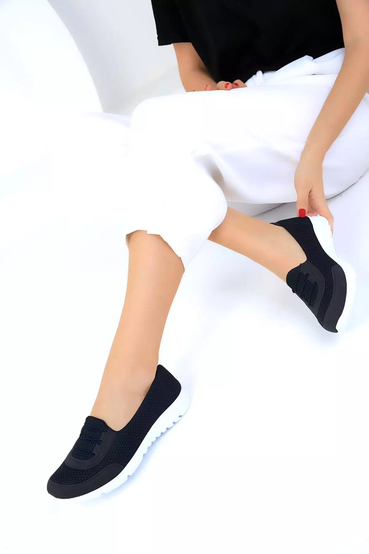 Discount on Soho  shoes - SKU: Knitted Slip Ons