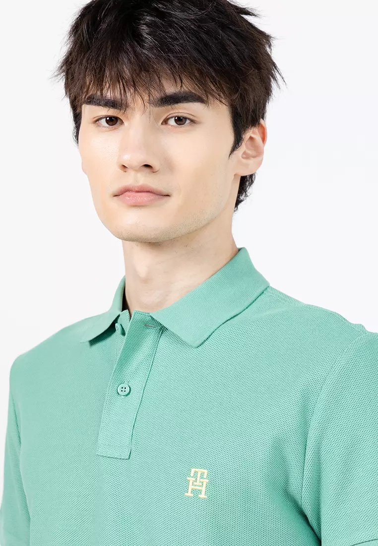 Monogram Logo Regular Polo Shirt - Th Mainline