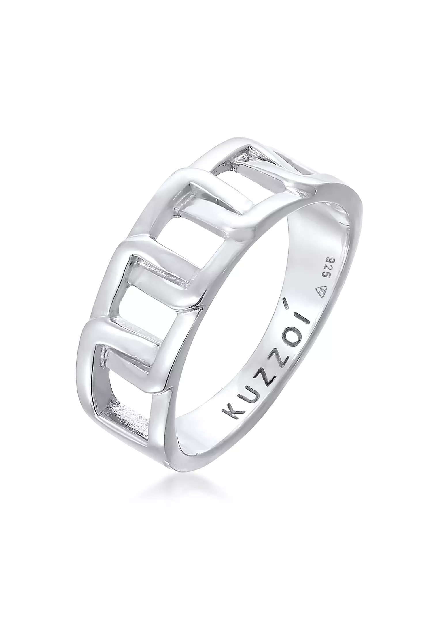 Mens chunky silver on sale rings