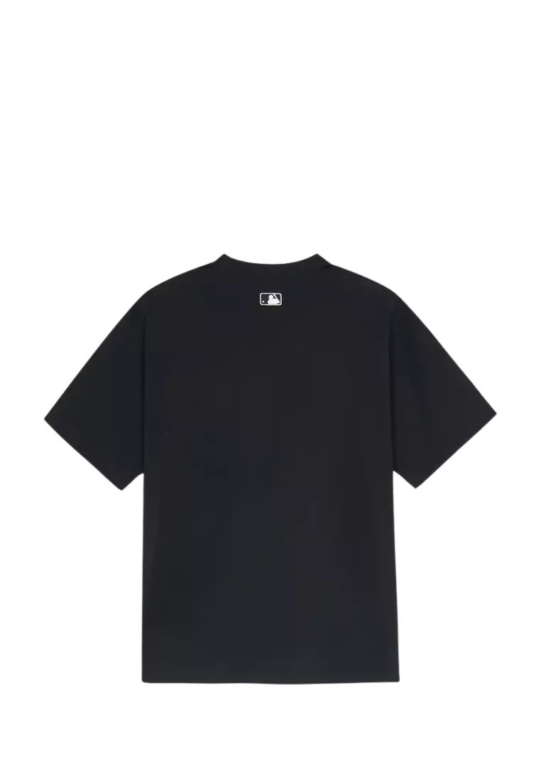 Basic Big Logo Mega Over Fit T Shirts - NY Black