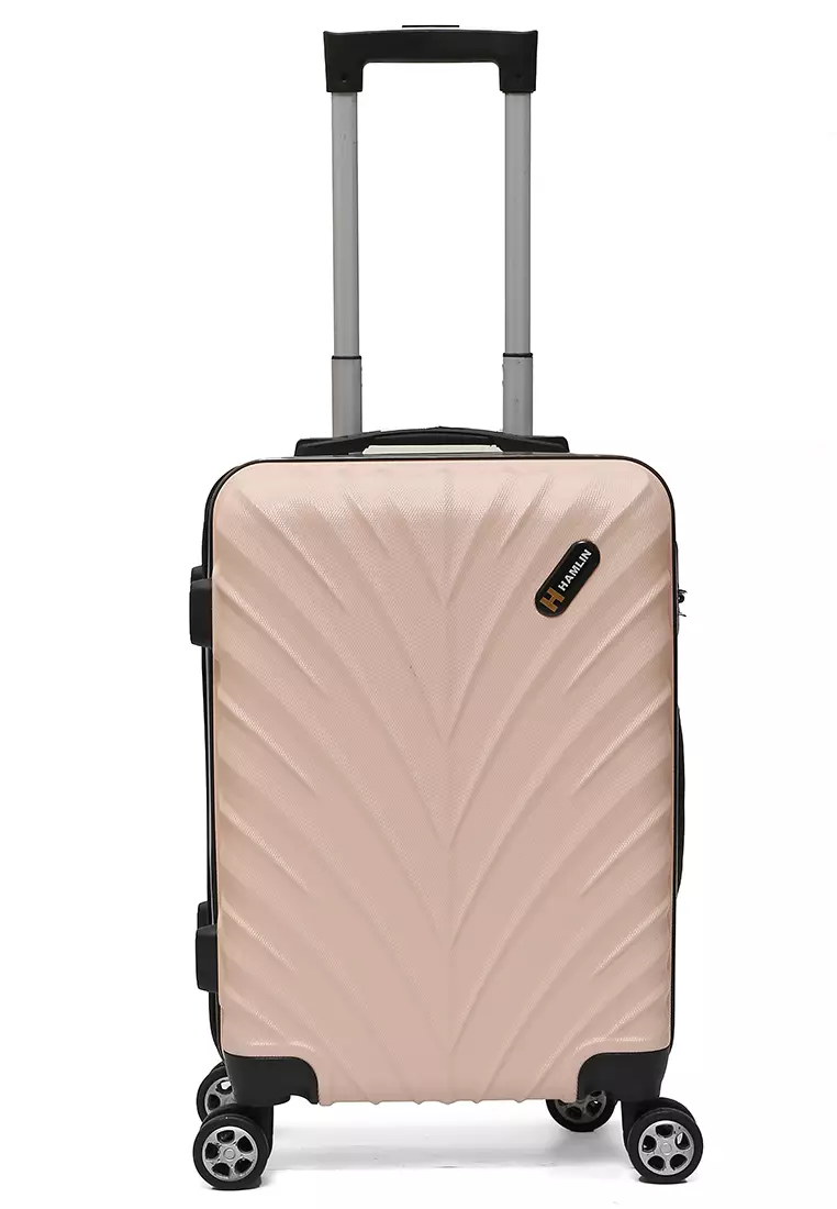 Carlton Tas Koper Hardcase Unisex Size 20Inch Suitcase Combination Lock Large Compartment Material ABS+PVC Coated ORIGINAL - Light Coral