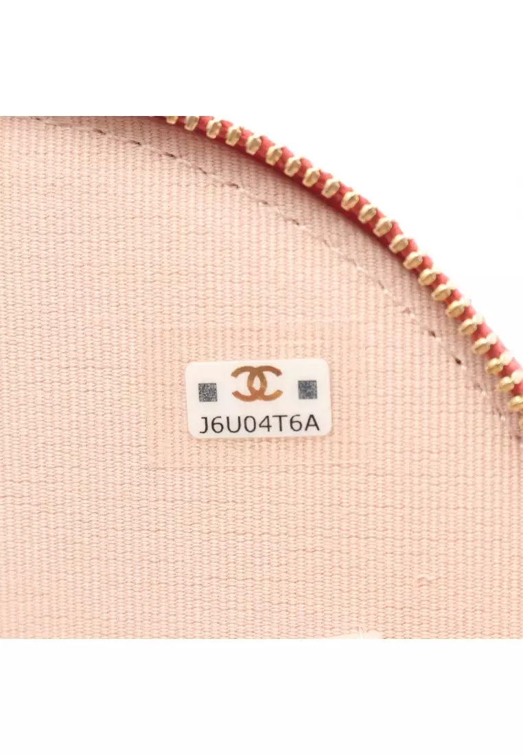 Pre-Loved Chanel matelasse chain shoulder bag lambskin pink gold hardware 2WAY