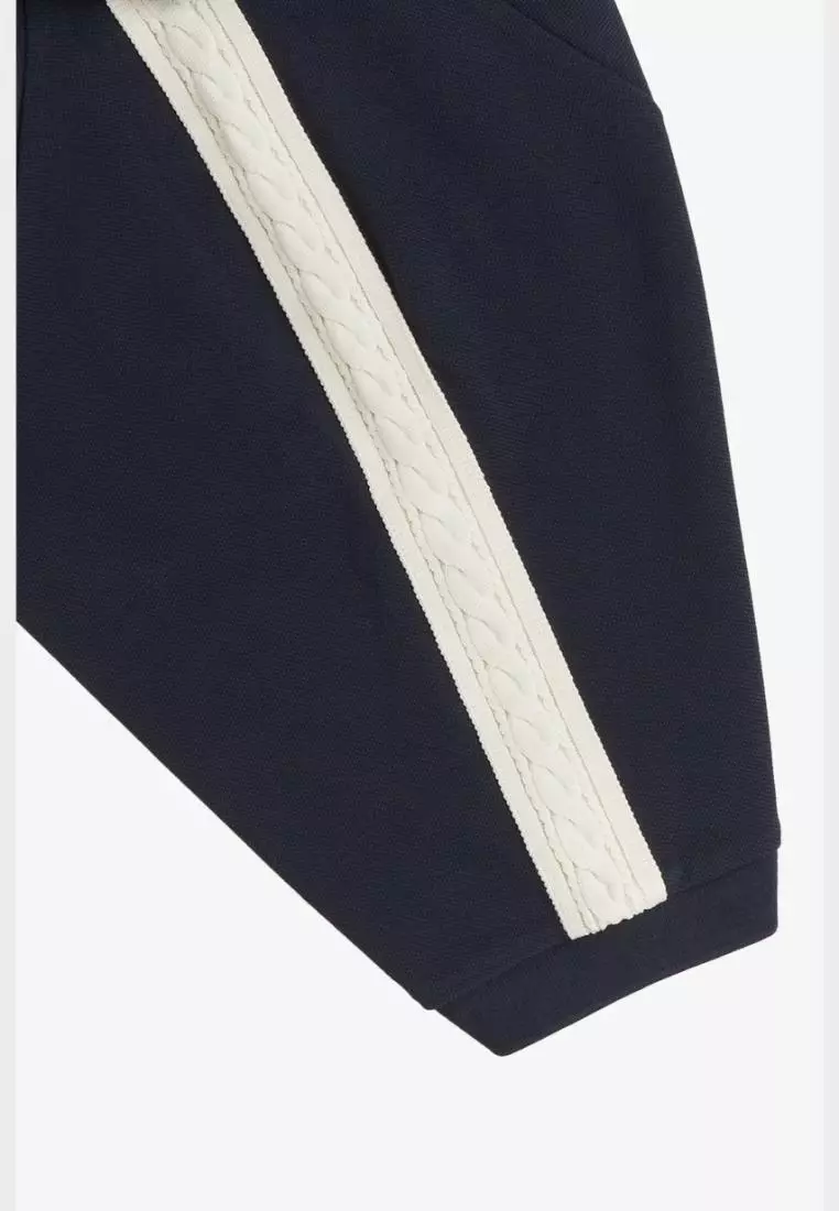Fred Perry M2450 Cable Taped Polo Shirt (Navy)