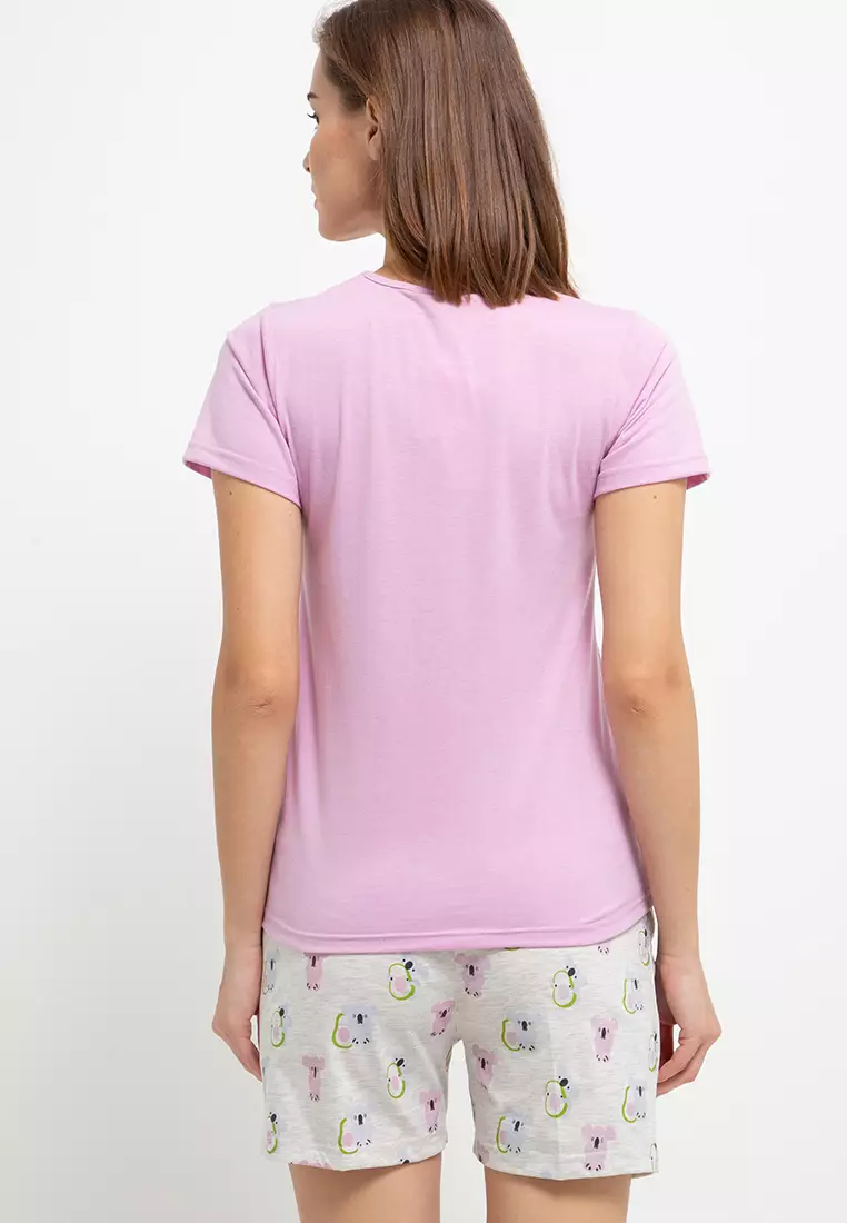Pyjama Pijama Short Sleeve Short Pants Sleepwear