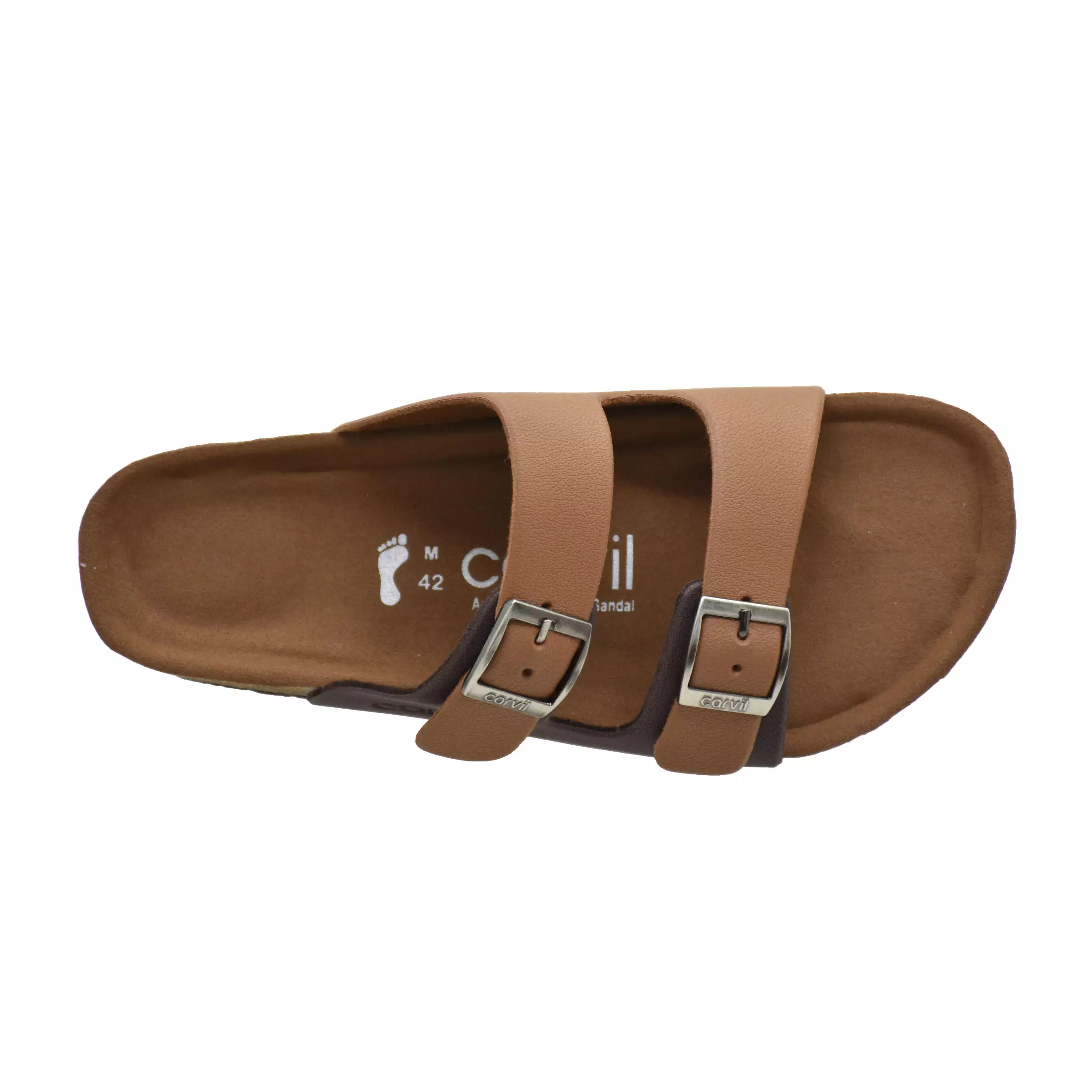Carvil Sandal Pria Munich-02 M Stone/Dark Brown