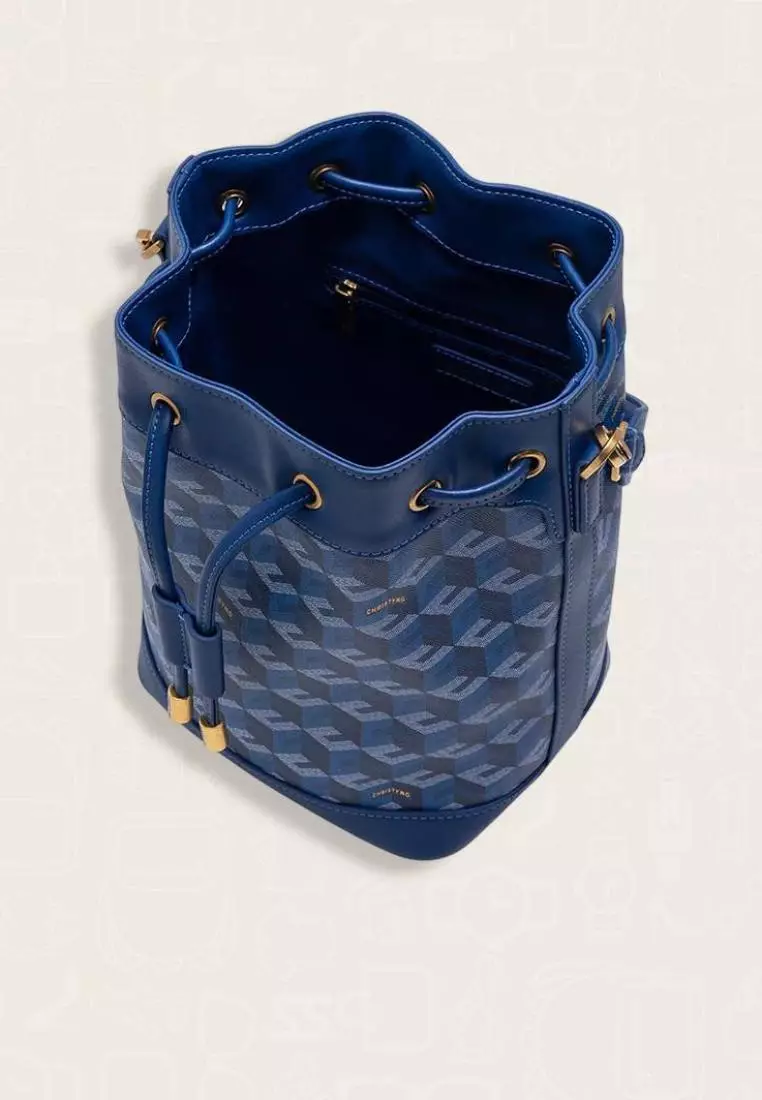 Christy Ng Giorgio Bucket Bag Blue