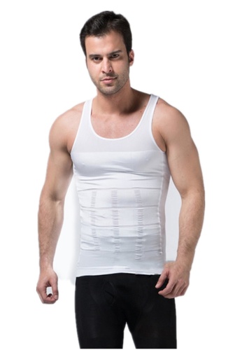 YSoCool Men Compression Body Shaper Vests Top | ZALORA Malaysia