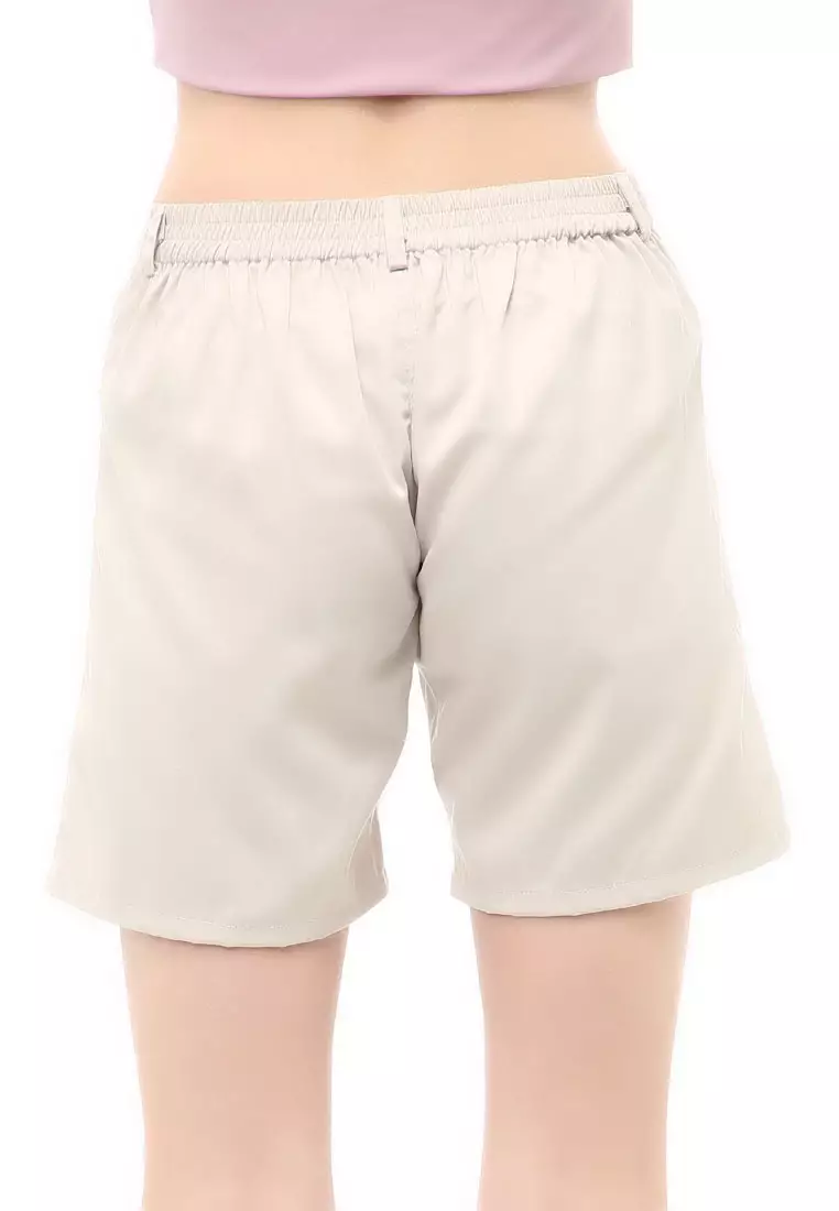 Madoc Short Pants Celana Pendek Kasual Wanita Korean Style Material Cotton ORIGINAL - Cream