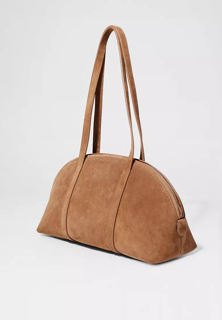 Suede Bowling Bag