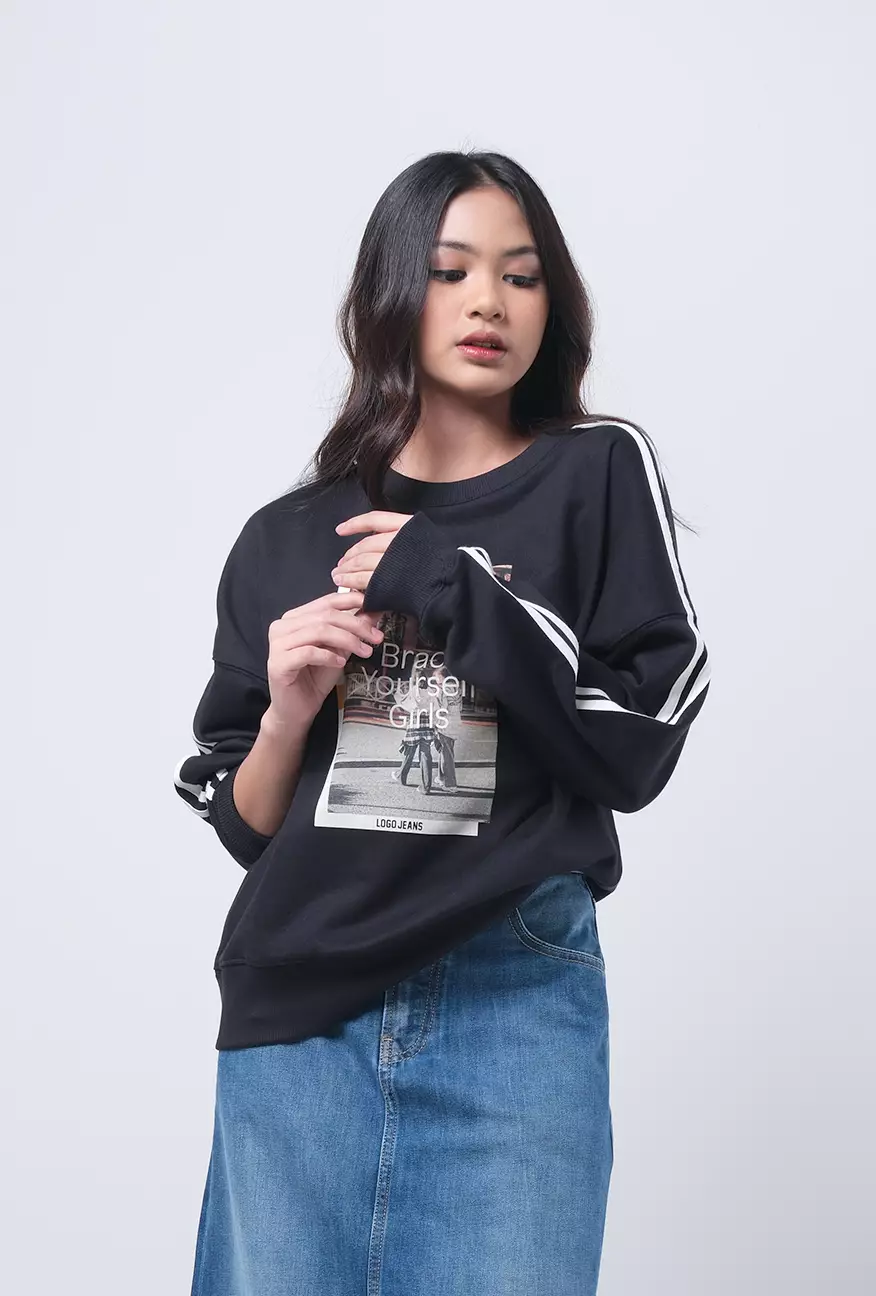 Sweater Wanita Hayra Black