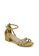 Rag & CO. yellow CANDANCE Braided Yellow Block Heel Suede Sandal EA98DSH75B7122GS_2