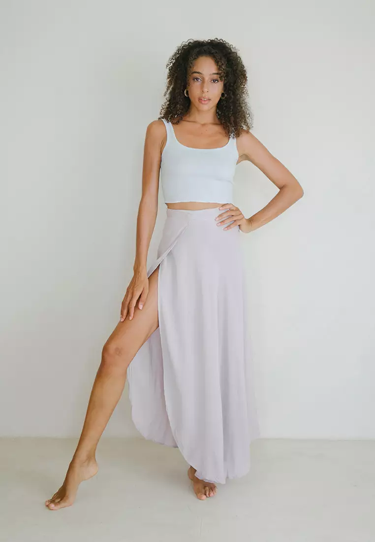 Flowy hotsell wrap skirt