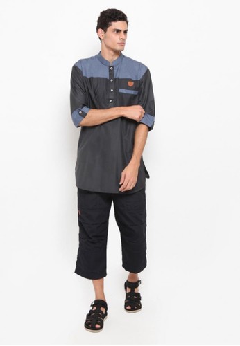 Jual ZAYIDAN Baju  Koko  Pria Muslim Zayidan Haikal Abu 