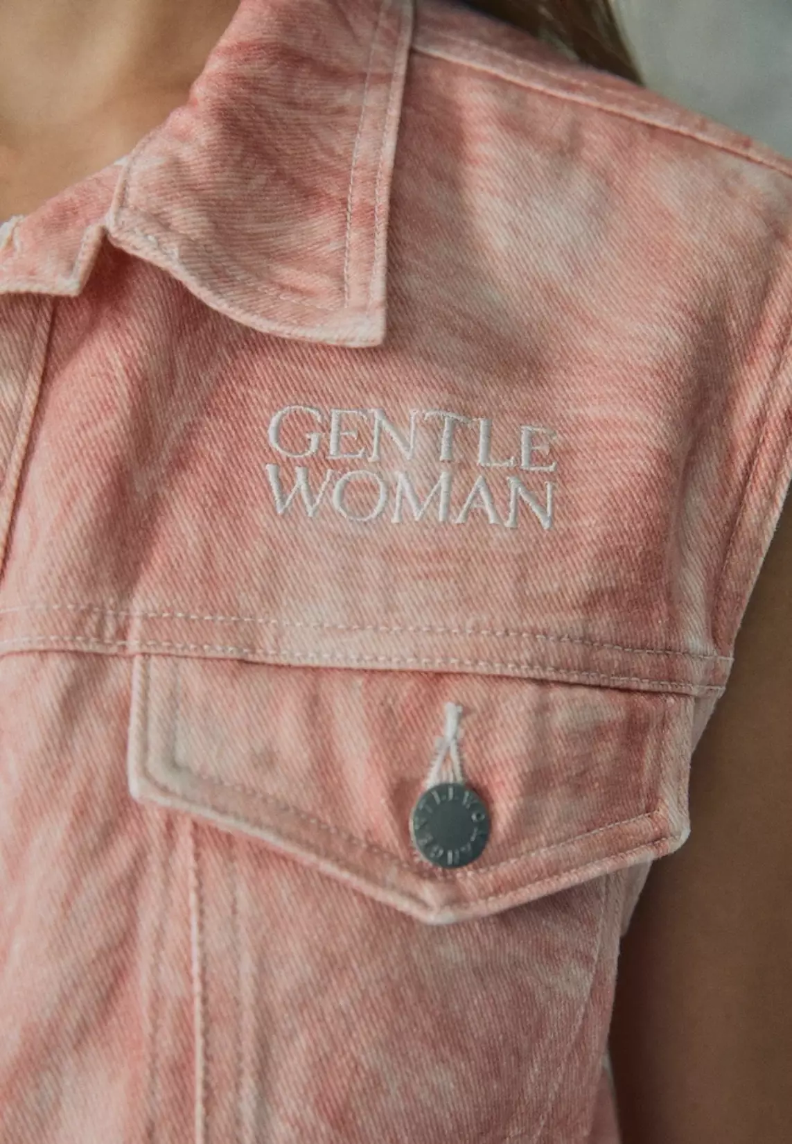 Amor Vincit Omnia Denim Top